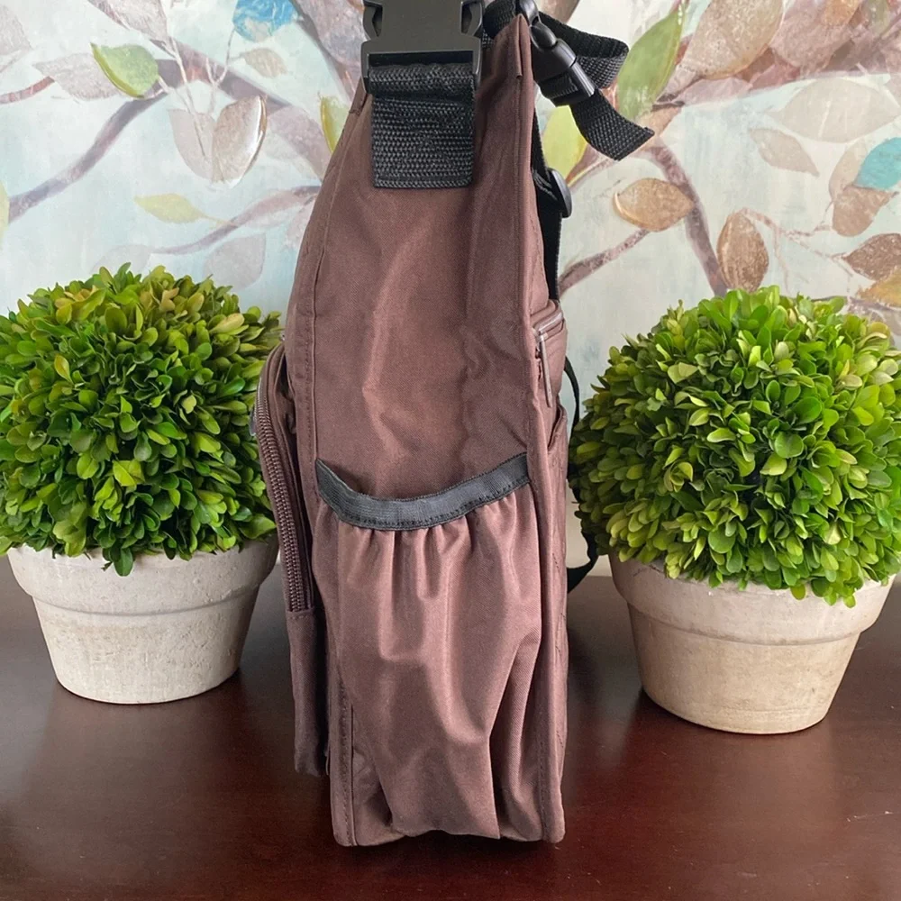 JL CHILDRESS🤎BROWN🤎QUILTED TOTE N STROLL ESSENTIALS DIAPER 🍼BABY🍼BAG 🌟NWT🌟